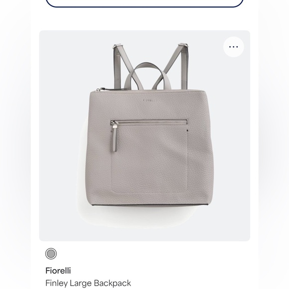 Fiorelli faux leather Gray Textured/pebbled Backpack - see all pictures! main image 11
